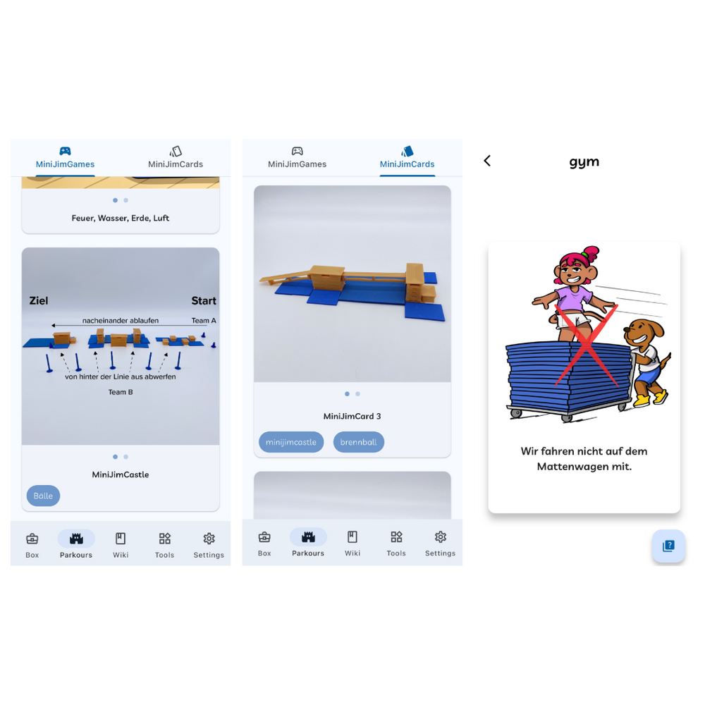 MiniJimApp learning application