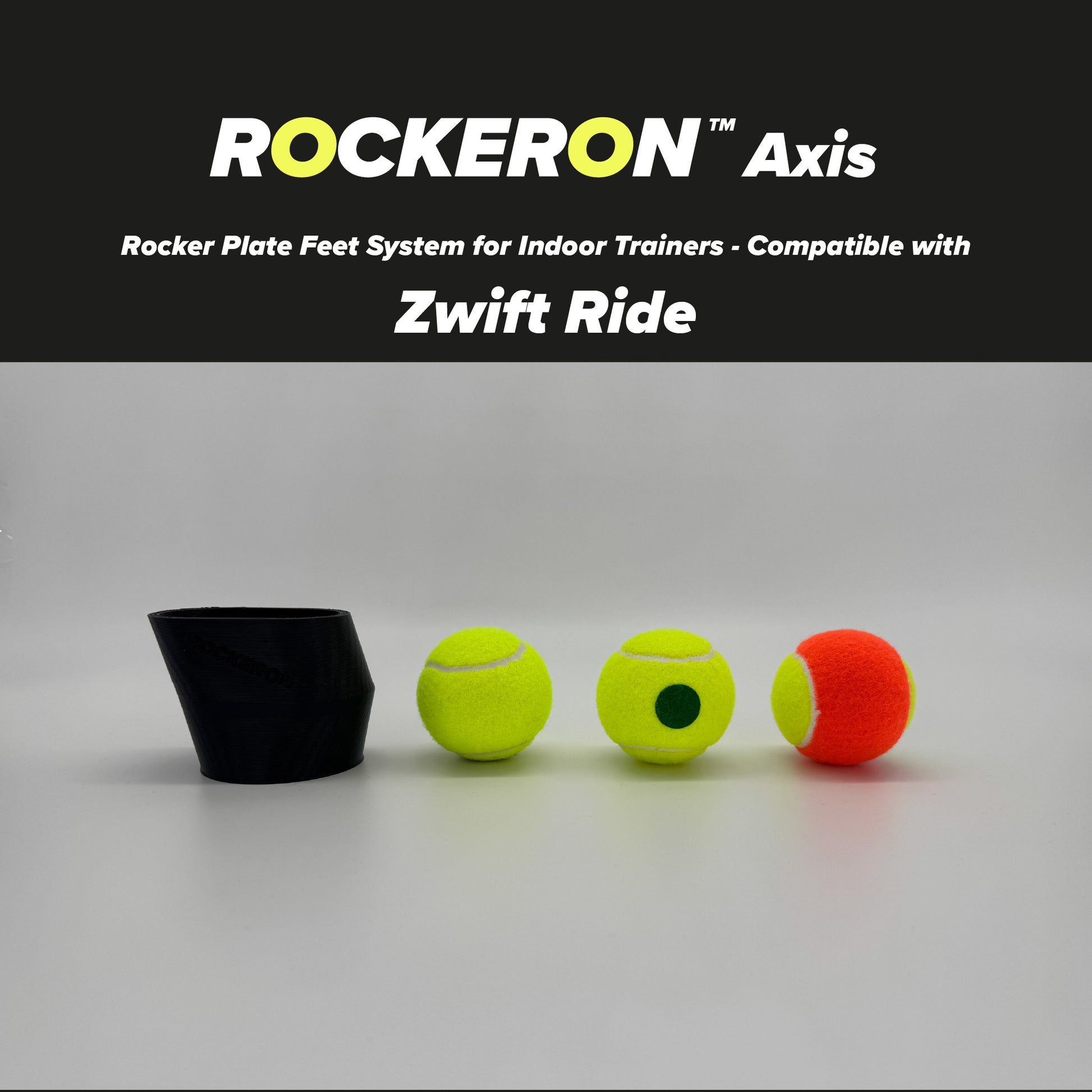 ROCKERON Axis rocker feet front adapter on a white background.