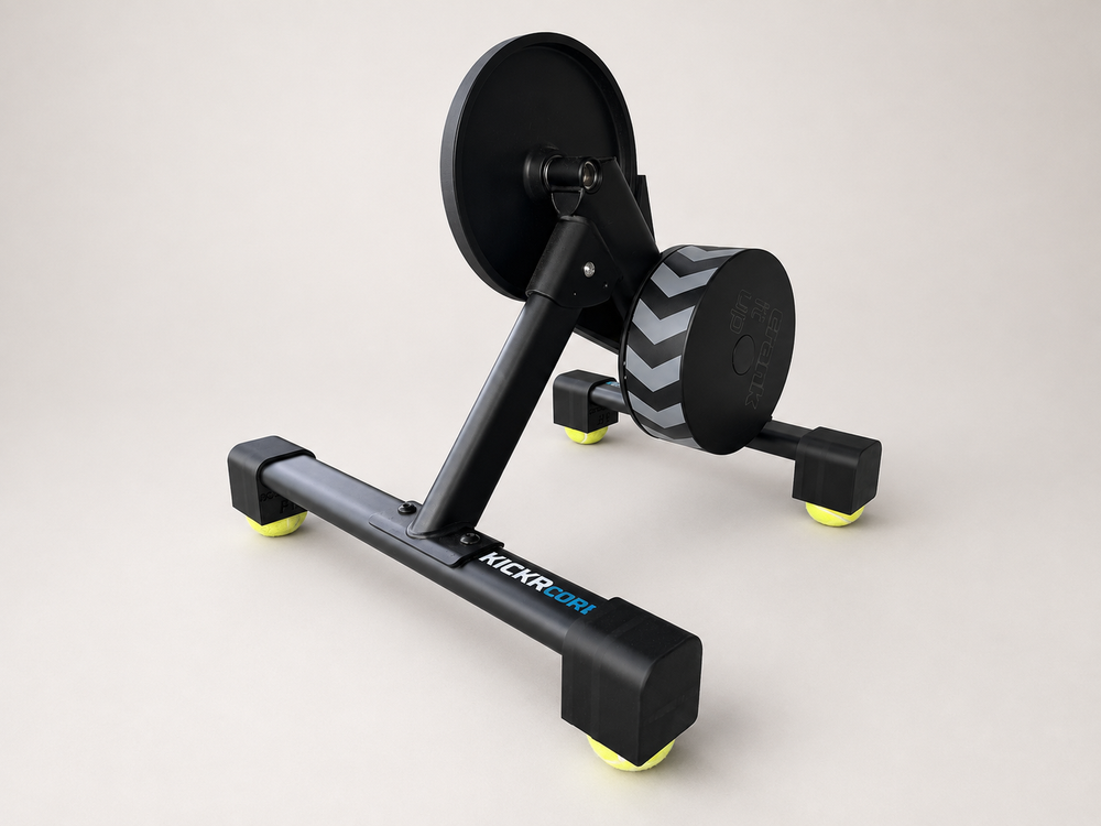 ROCKERON MINI for Wahoo KICKR CORE 2 — trainer shown for context and not included.