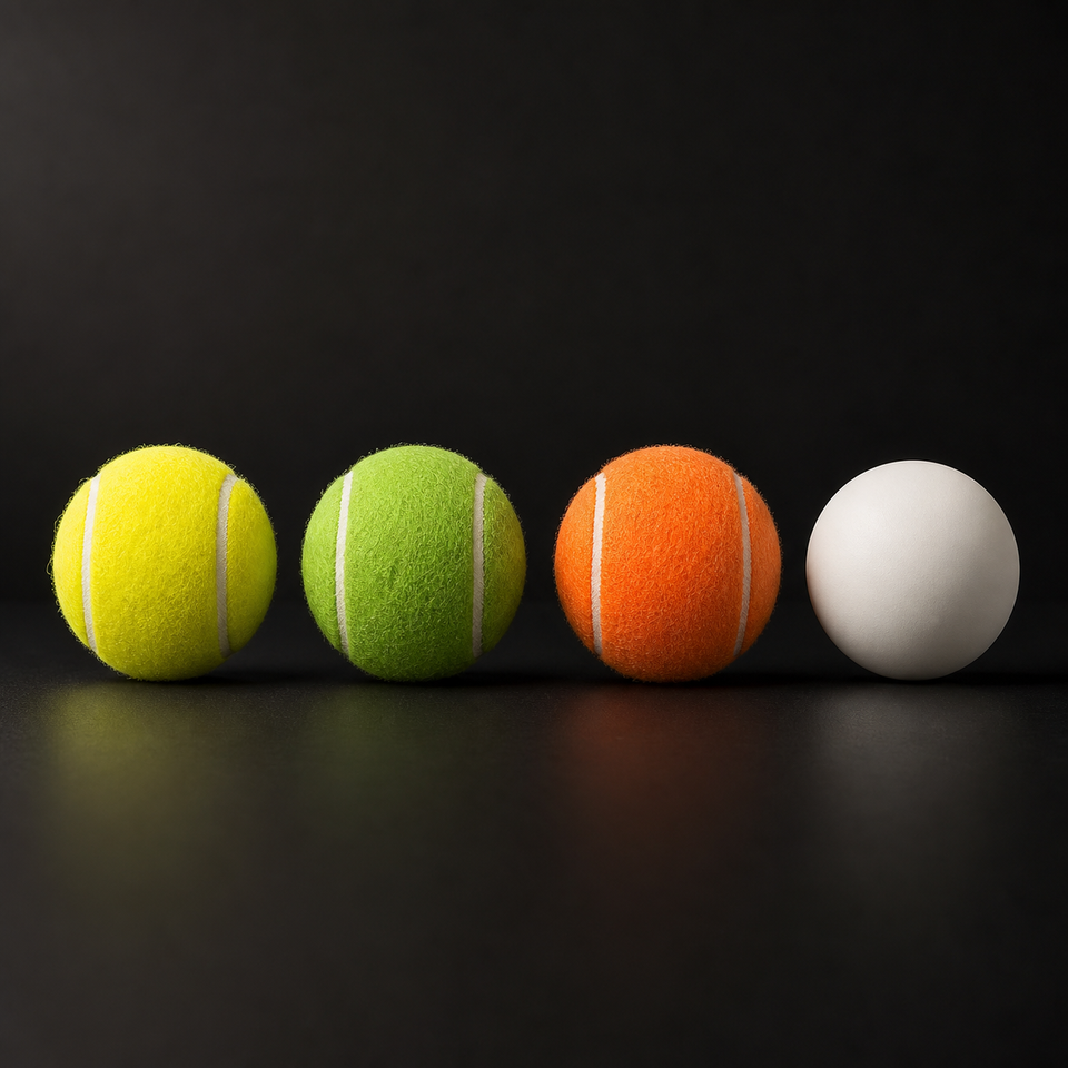 ROCKERON Motion Balls ve žluté, zelené, oranžové a bílé barvě
