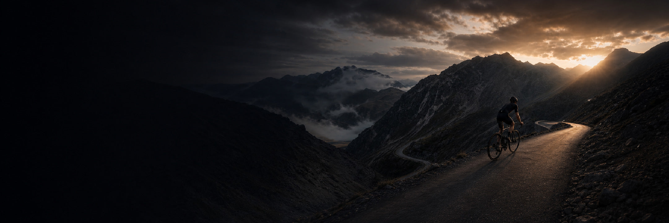 Mountain road representing the ROCKERON CLIMB World